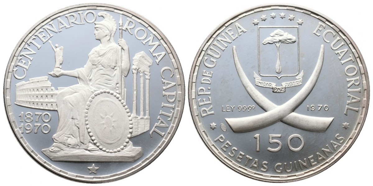 Guinea Ecuatorial. 150 pesetas. 1979