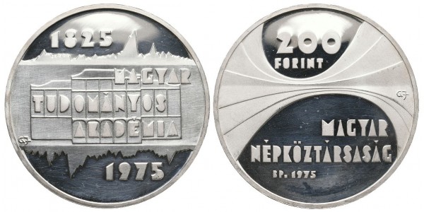 Hungría. 200 forint. 1975