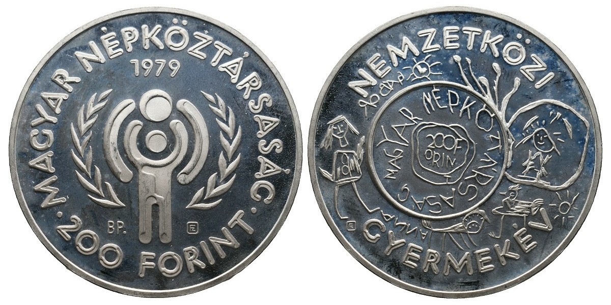 Hungría. 200 forint. 1979