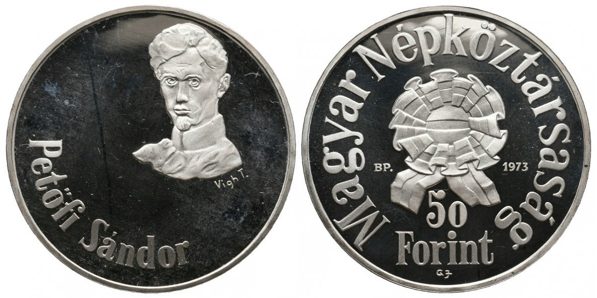 Hungría. 50 forint. 1973