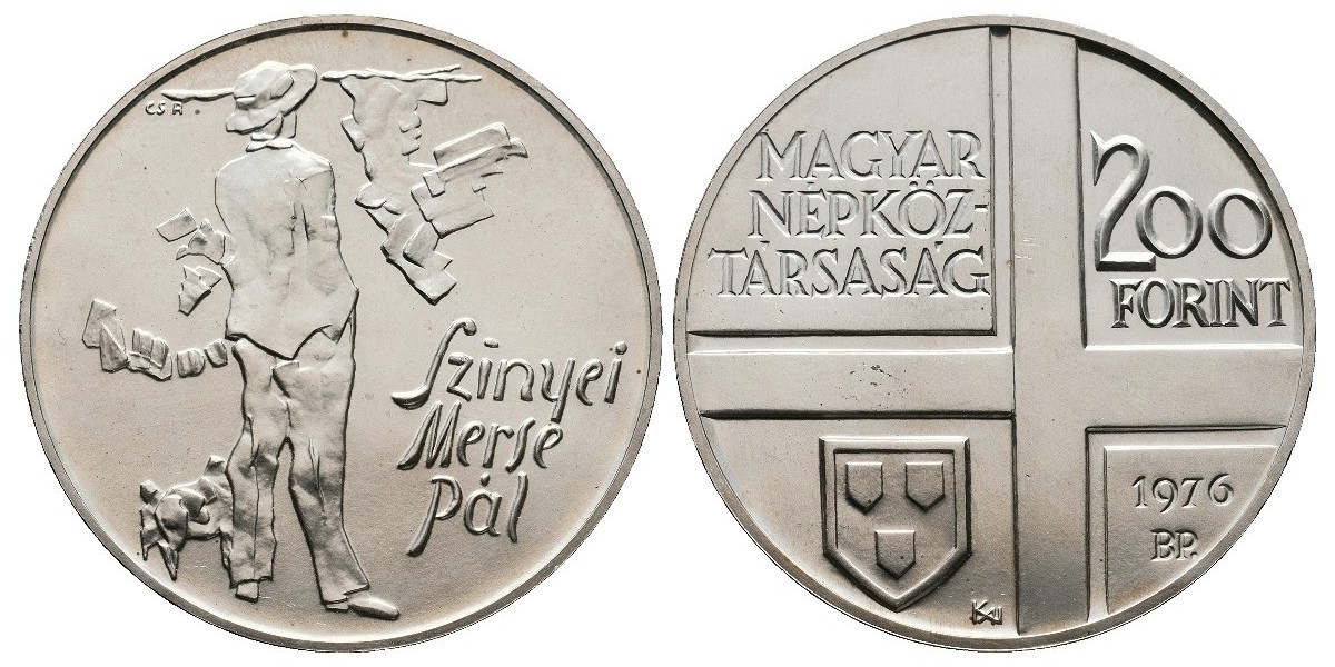 Hungría. 200 forint. 1976