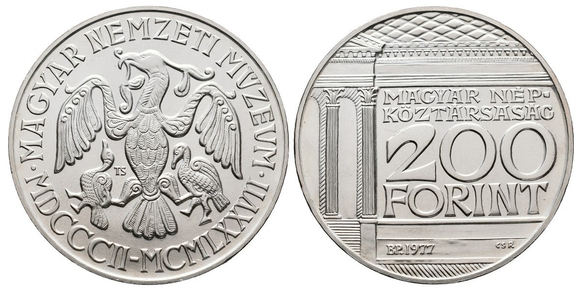 Hungría. 200 forint. 1977