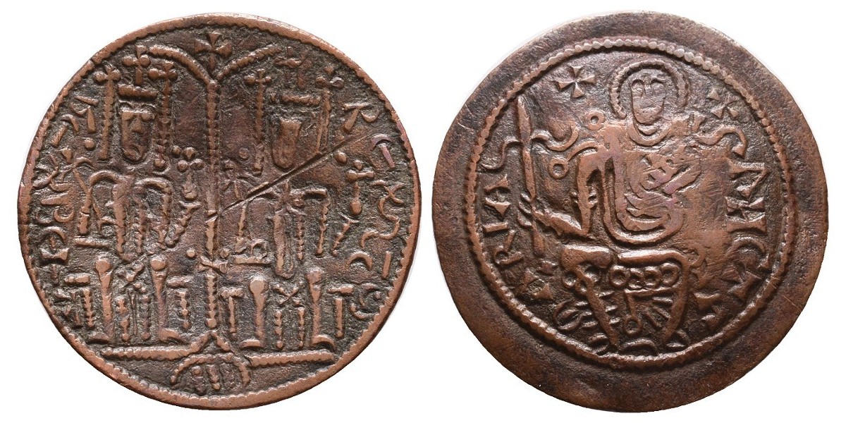 Hungría. 1 denier. 1172-1196