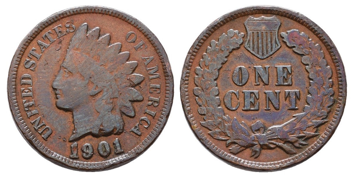 Estados Unidos. 1 cent. 1901