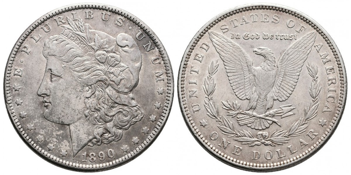Estados Unidos. 1 dollar. 1890