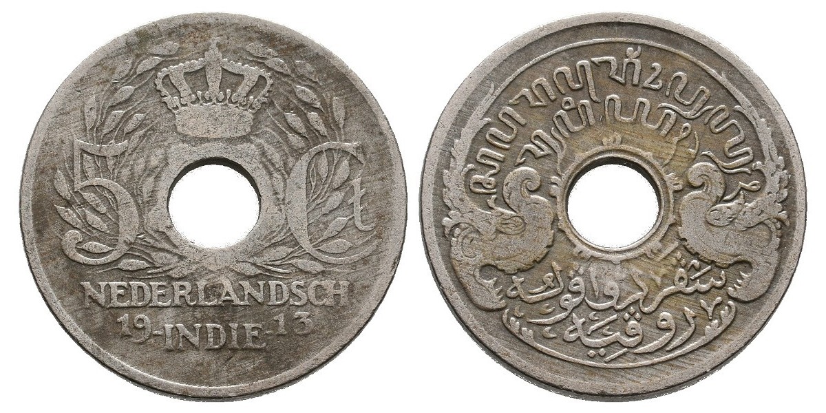 India Holandesa. 5 cents. 1913