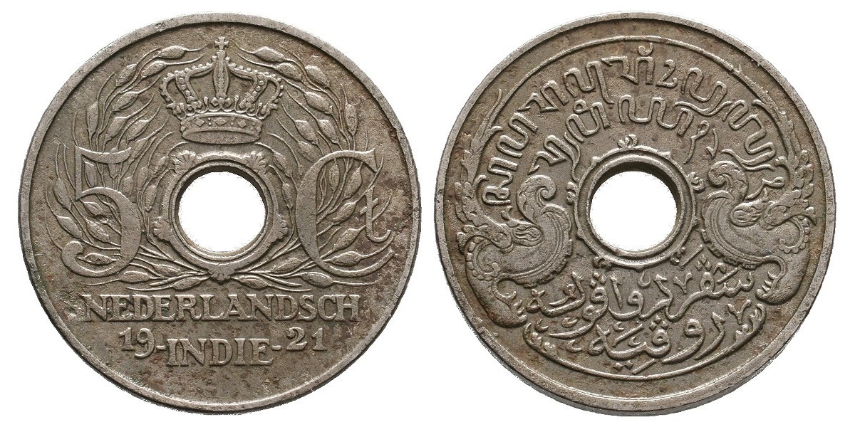 India Holandesa. 5 cents. 1921