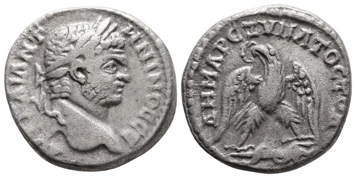 Caracalla. Tetradracma. 198-217 d.C.. Antioquía