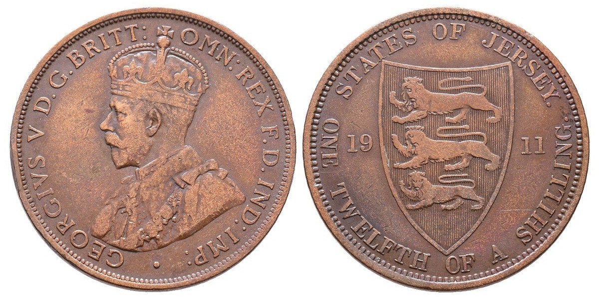 Jersey. 1/12 shilling. 1911
