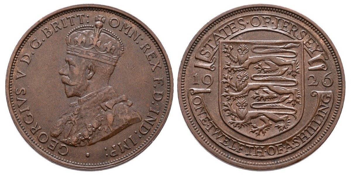 Jersey. 1/12 shilling. 1926