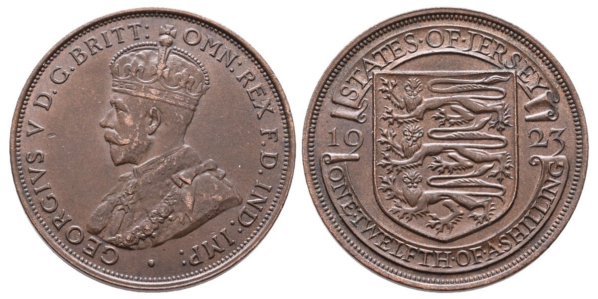 Jersey. 1/12 shilling. 1923