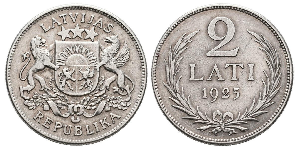 Letonia. 1 lati. 1925