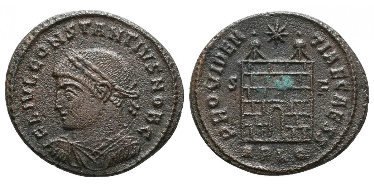 Constancio II. Follis. 337-361 d.C.. Arles