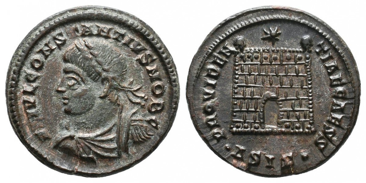 Constancio II. Follis. 337-361 d.C.. Siscia