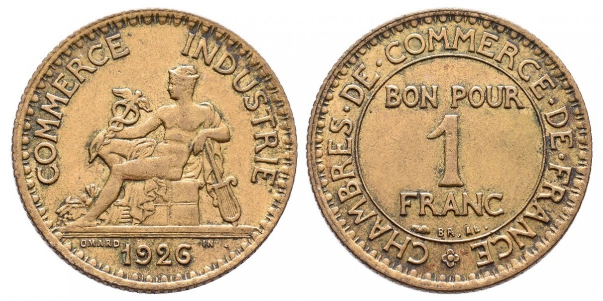 Francia. 1 franc. 1926