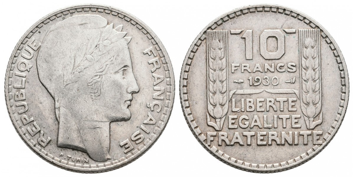 Francia. 10 francs. 1930