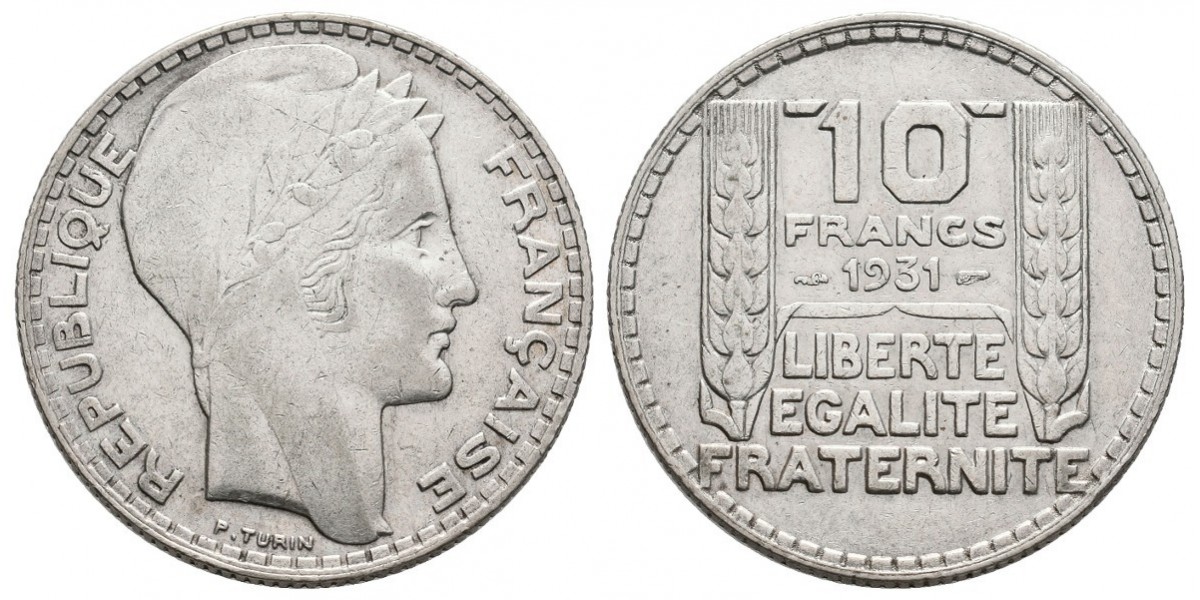 Francia. 10 francs. 1931