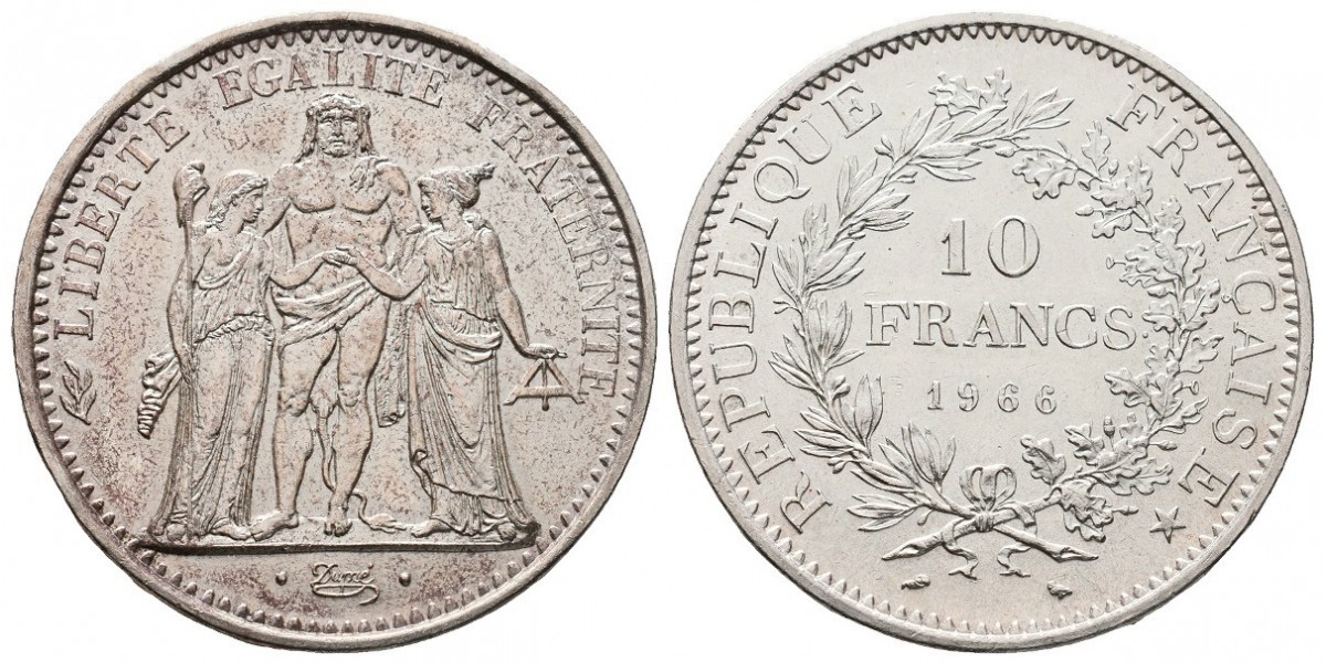 Francia. 10 francs. 1966