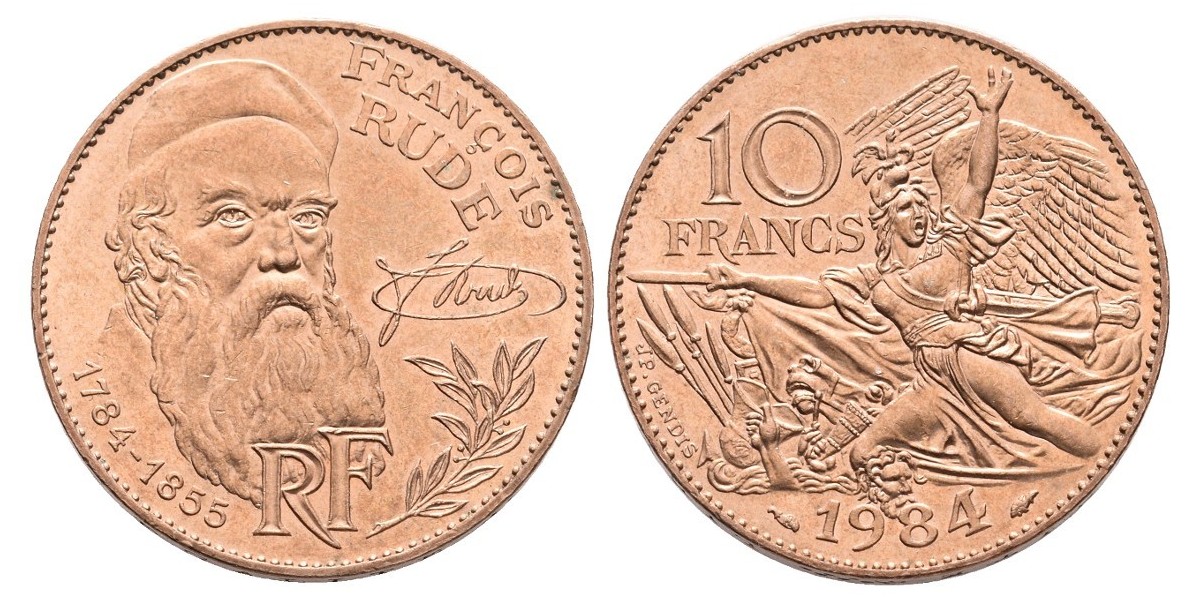 Francia. 10 francs. 1984