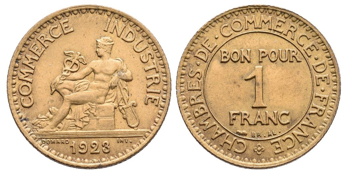 Francia. 1 franc. 1923
