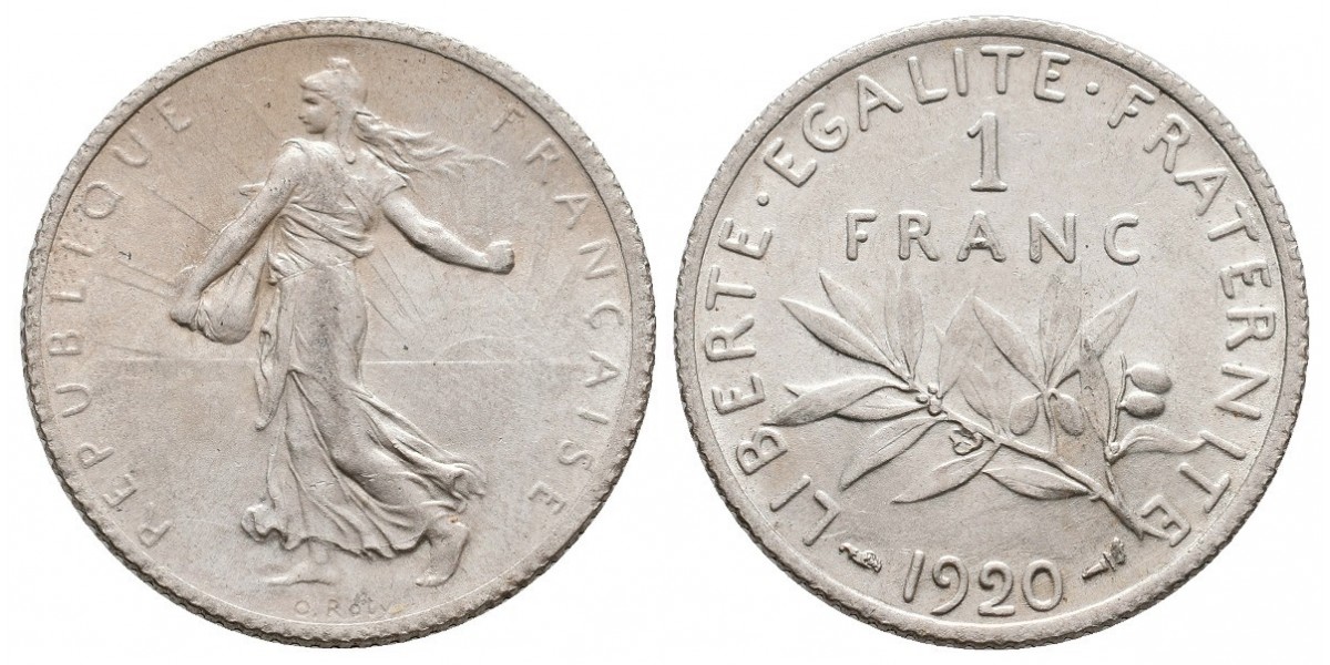 Francia. 1 franc. 1920