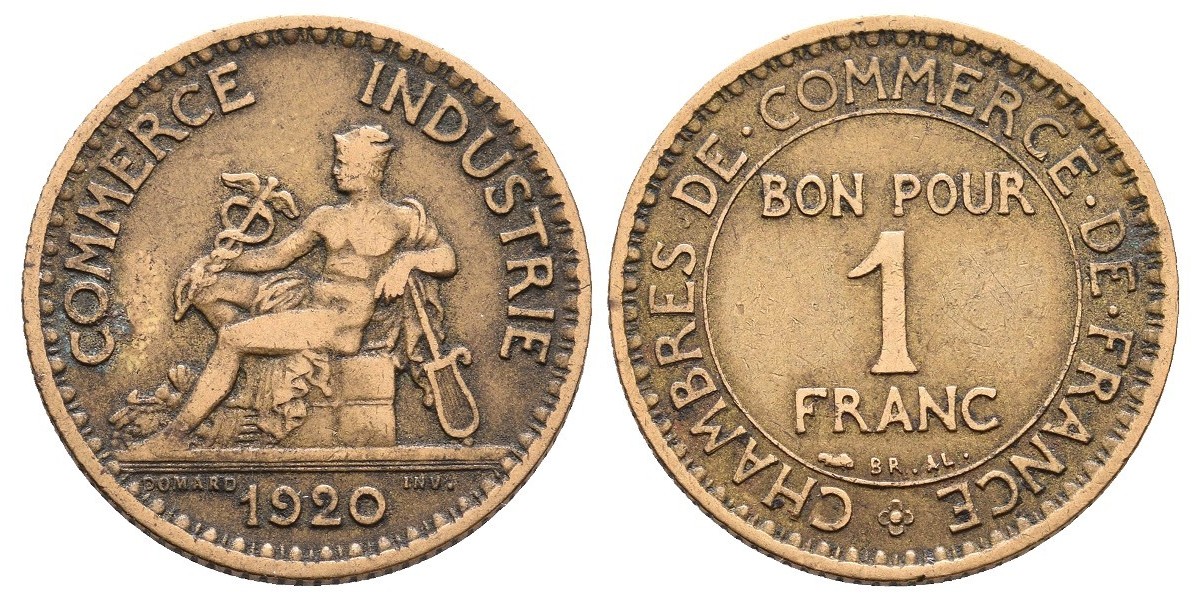 Francia. 1 franc. 1920