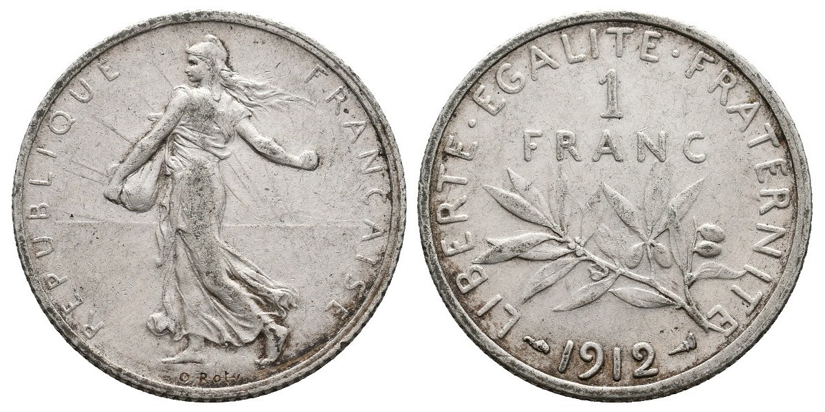 Francia. 1 franc. 1912