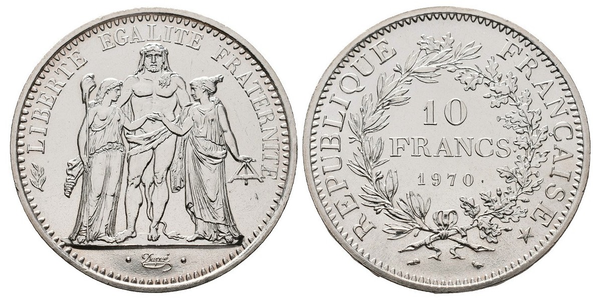 Francia. 10 francs. 1970