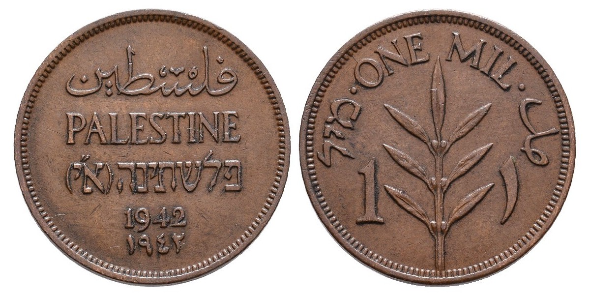 Palestina. 1 mil. 1942