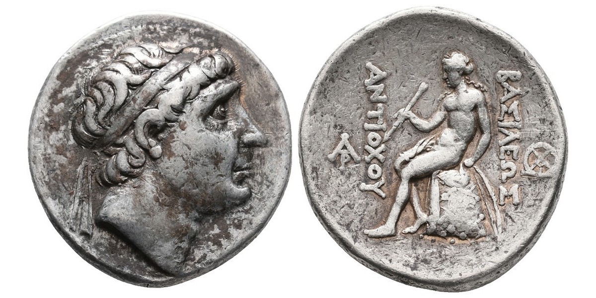 Demetrios I. Tetradracma. 162-150 a.C.. Antioquía