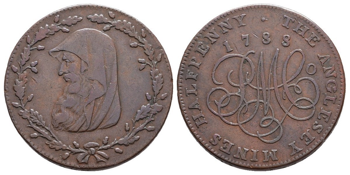 Gran Bretaña. 1/2 penny. 1788