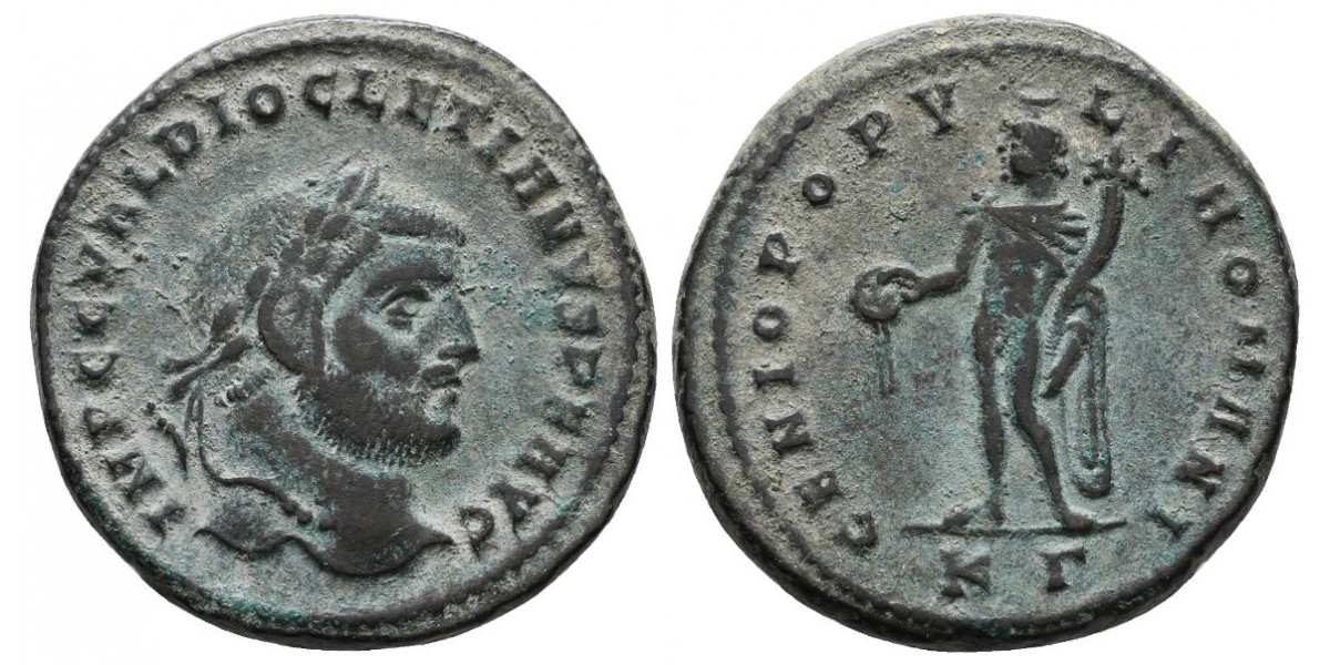 Diocleciano. Follis. 284-305 d.C.. Kycicus