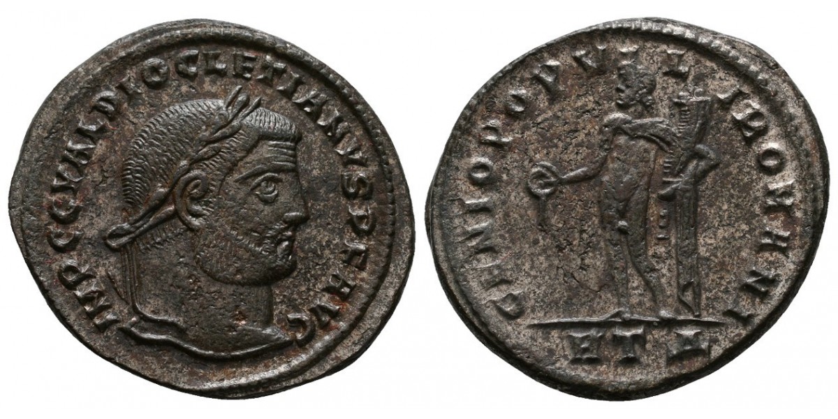 Diocleciano. Follis. 284-305 d.C.. Tesalónica