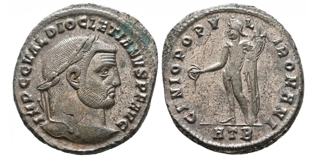 Diocleciano. Follis. 284-305 d.C.. Tesalónica