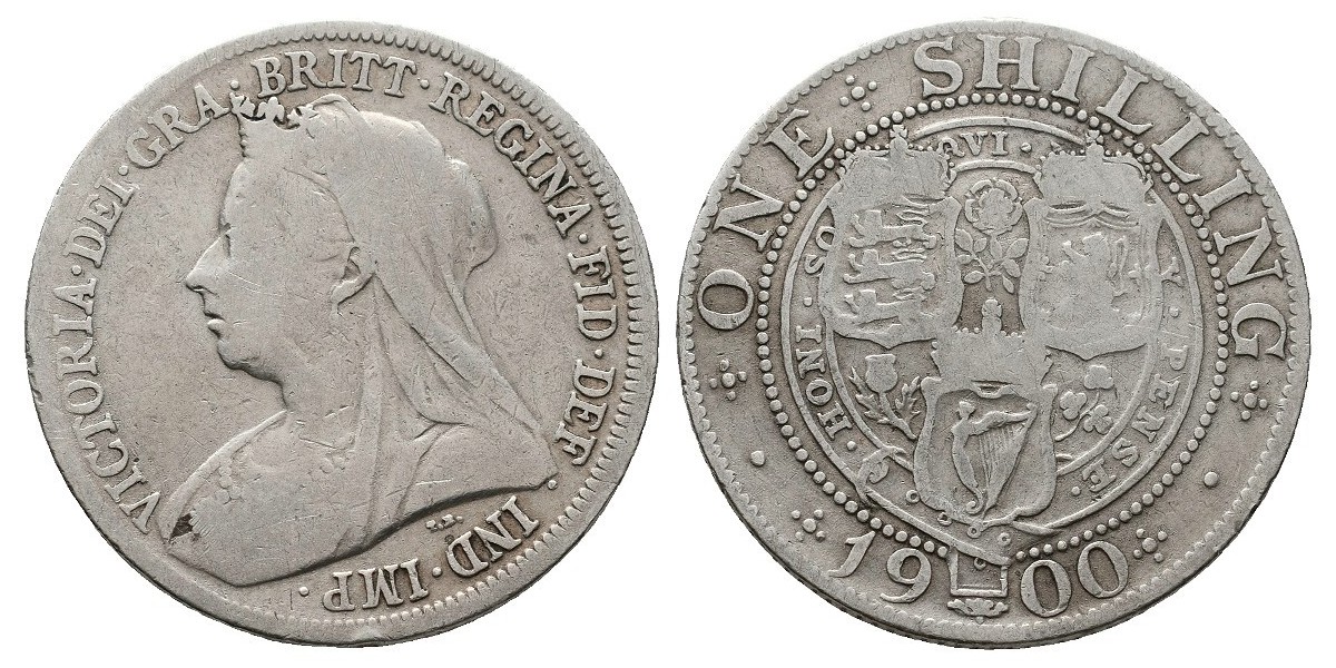 Gran Bretaña. 1 shilling. 1900