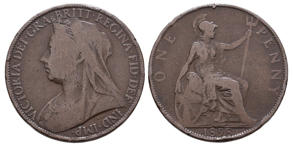 Gran Bretaña. 1 penny. 1898