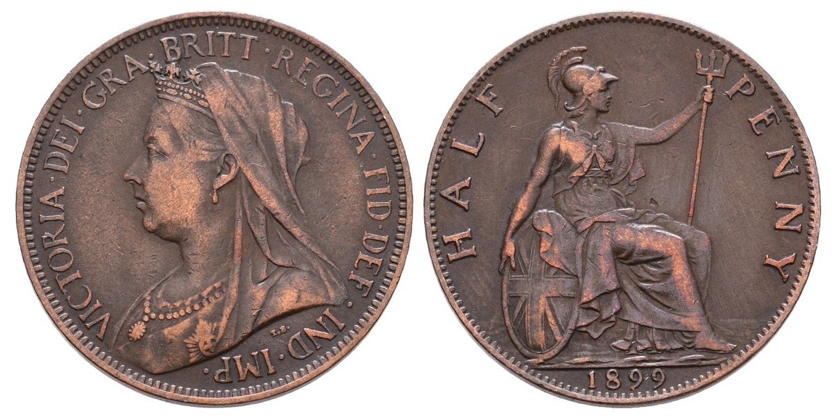 Gran Bretaña. 1/2 penny. 1899