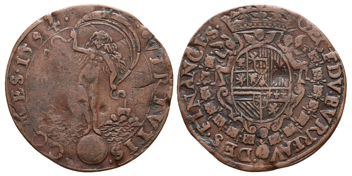 Felipe II. Jetón. 1594