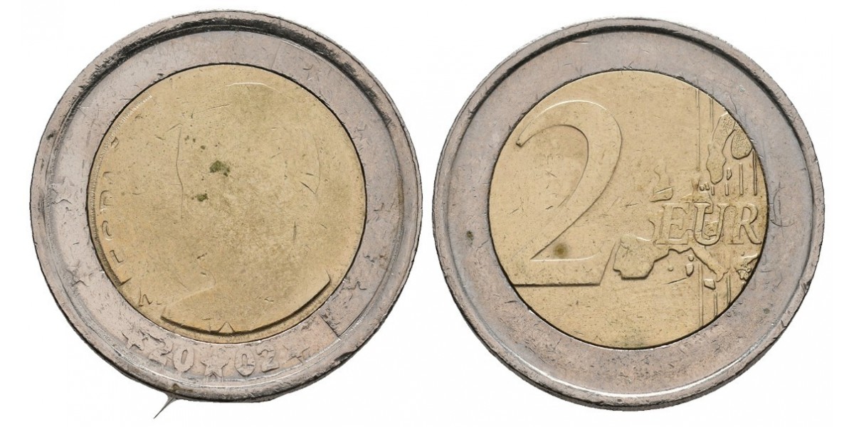 Juan Carlos I. 2 Euro. 2002