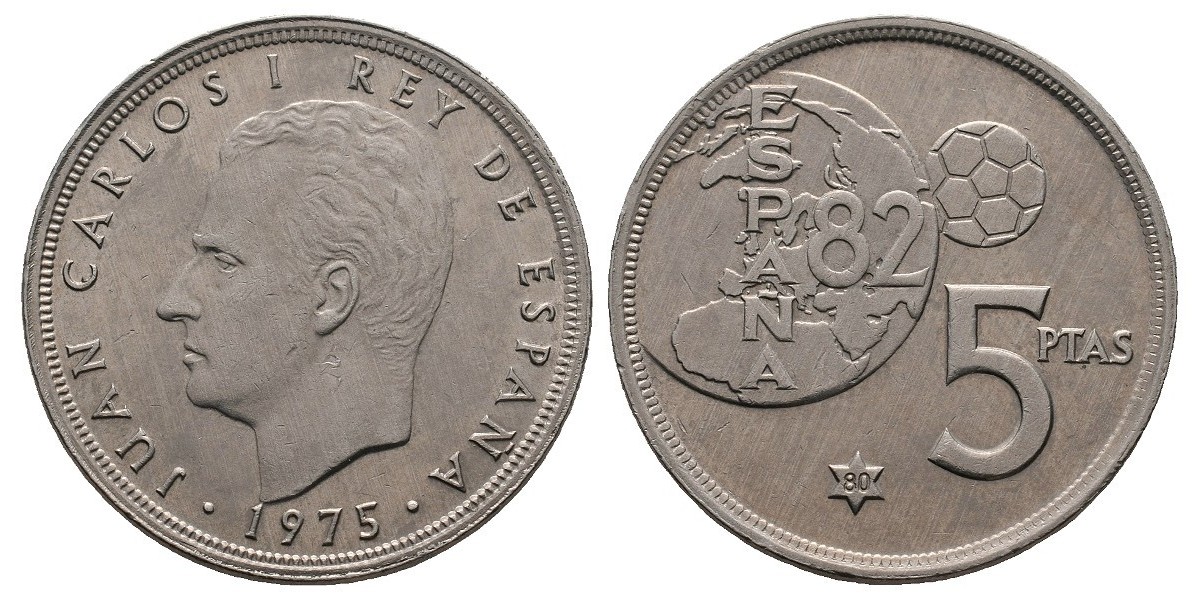 Juan Carlos I. 5 pesetas. 1975*80