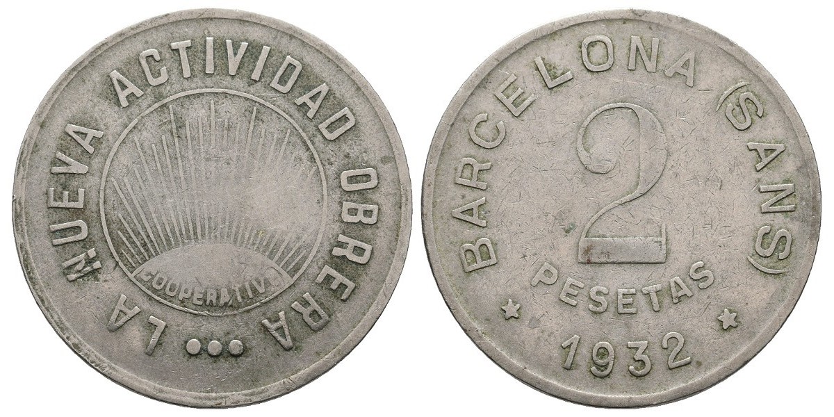 La Nueva Actividad Obrera. 2 pesetas. 1932