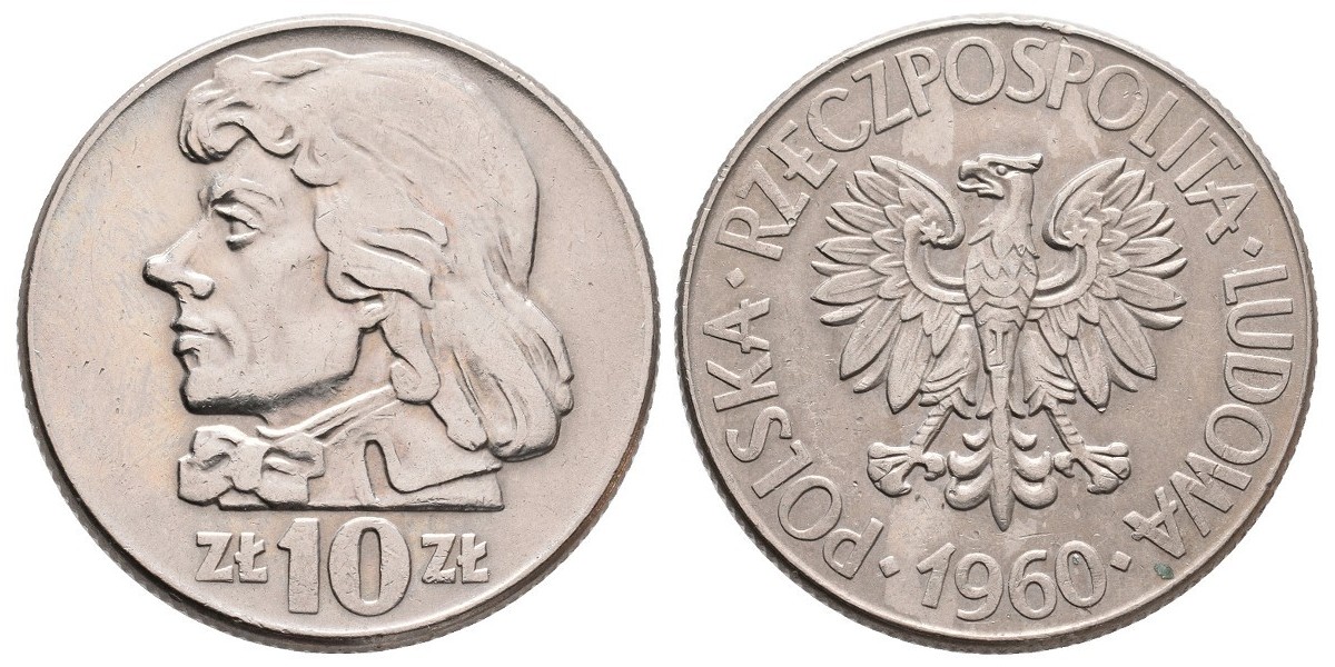 Polonia. 10 zlotych. 1960