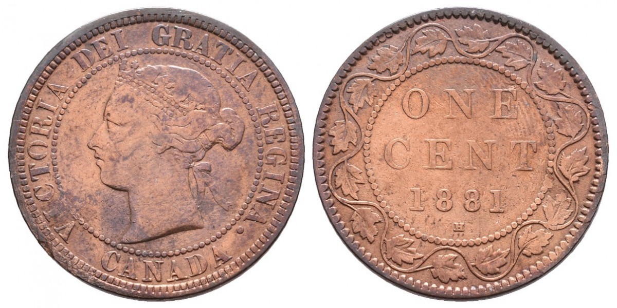Canadá. 1 cent. 1881 H