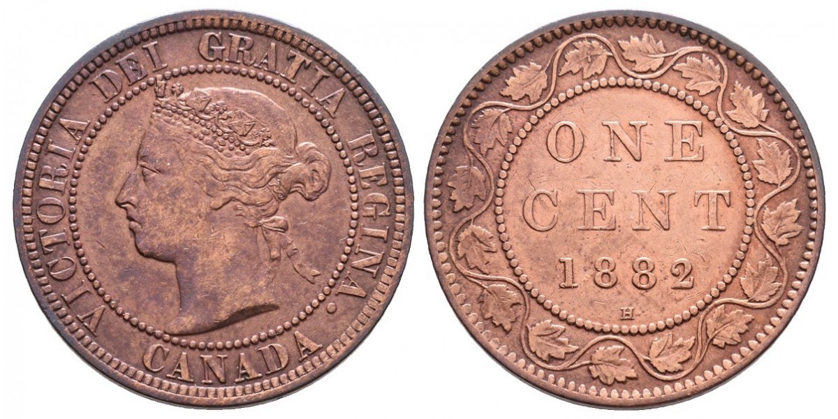Canadá. 1 cent. 1882 H