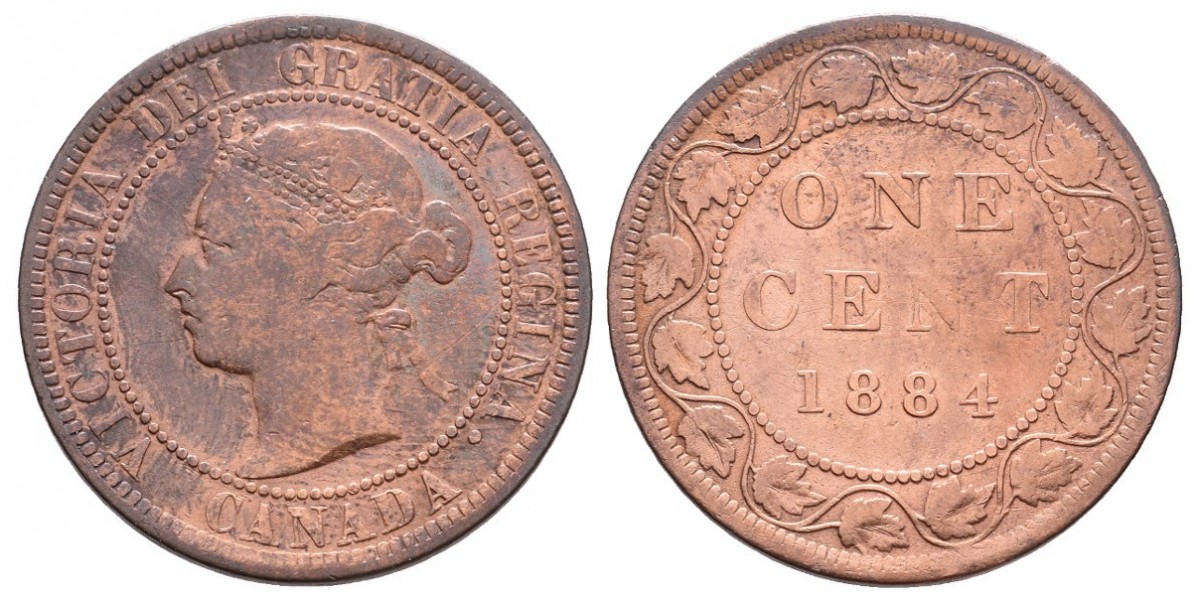 Canadá. 1 cent. 1884