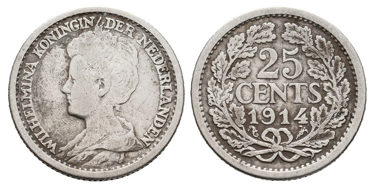 Holanda. 25 cents. 1914