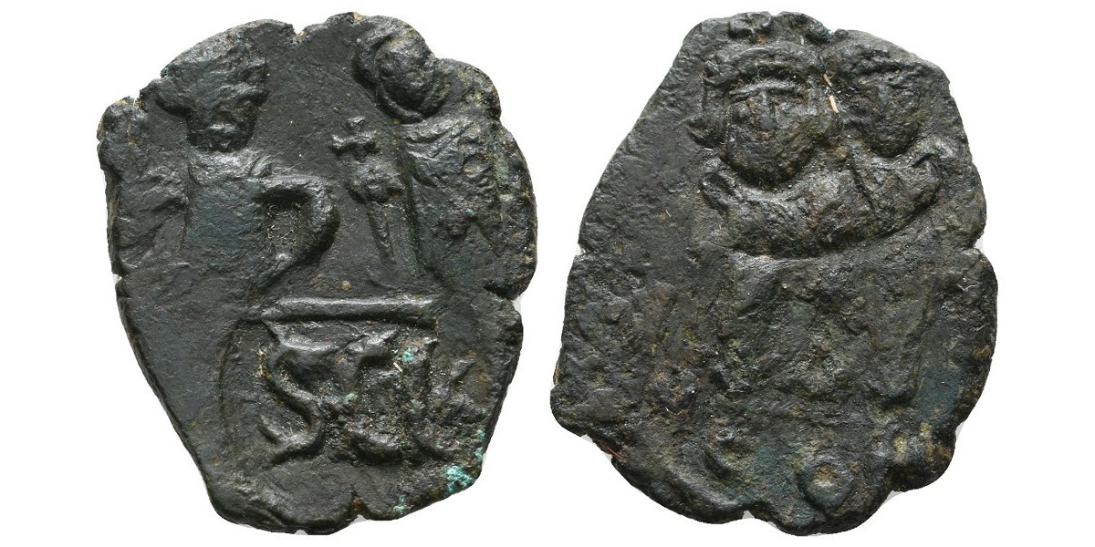 Heraclio. Follis. 610-641 d.C.. Sicilia?