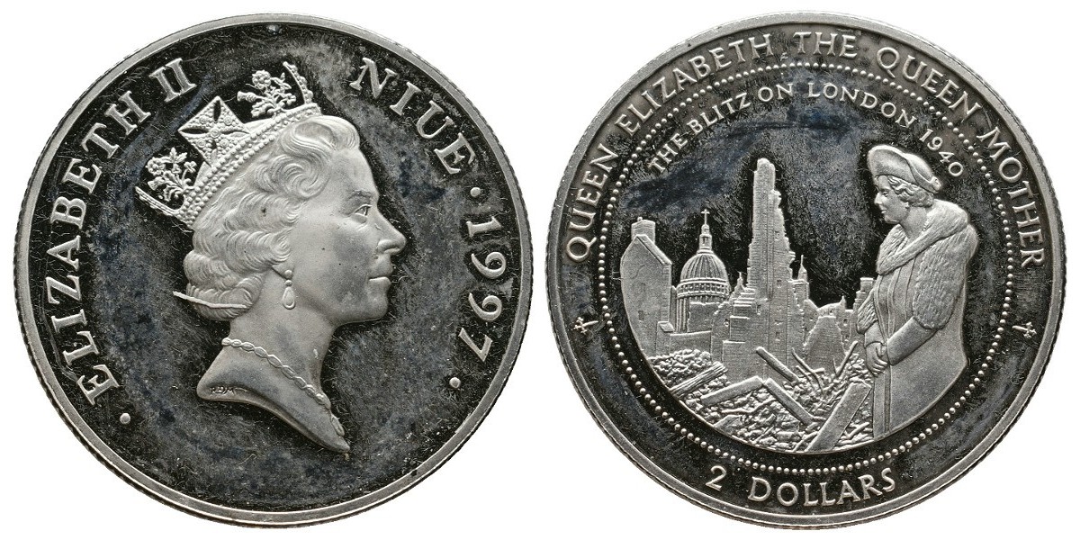 Niue. 2 dollars. 1997