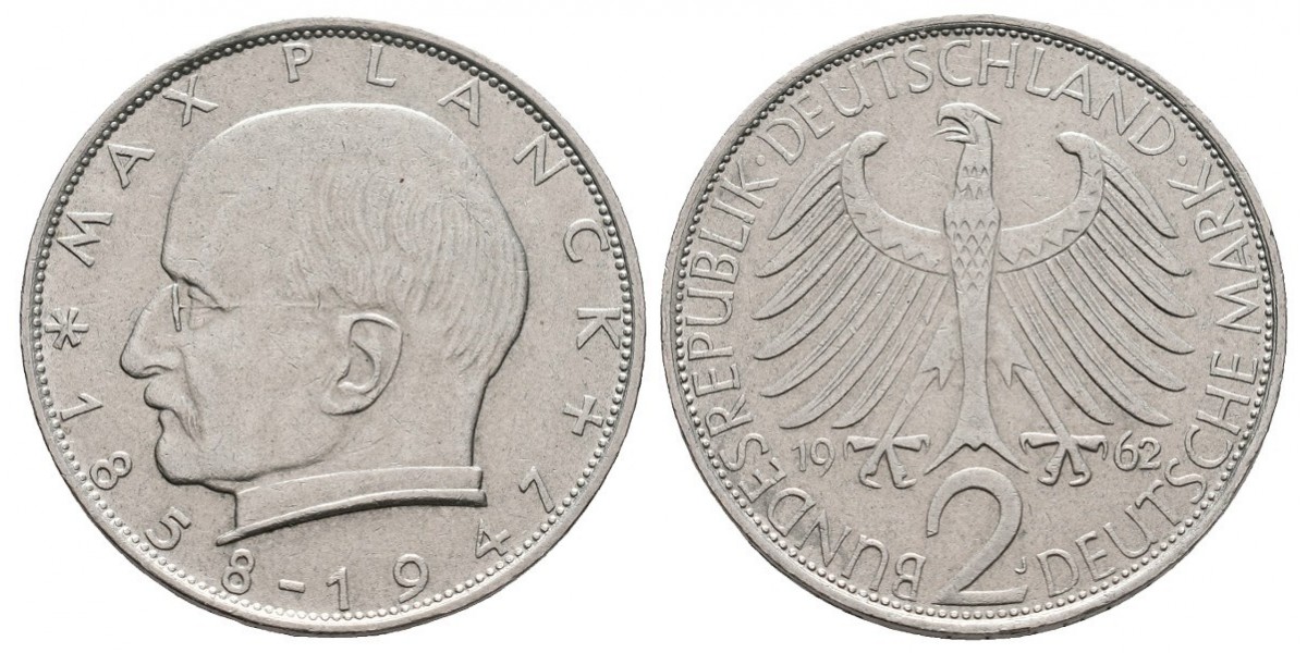 Alemania. 2 mark. 1962 J