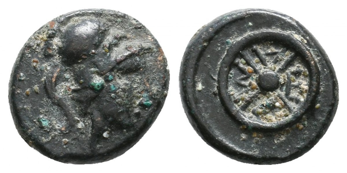 Imp. Griego. Bronce. Siglo IV a.C.. Mesembria